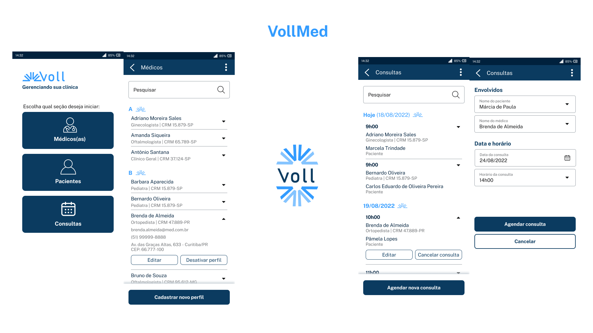 Github com projeto VollMed